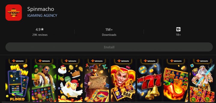 Spinmacho free spins in Global
